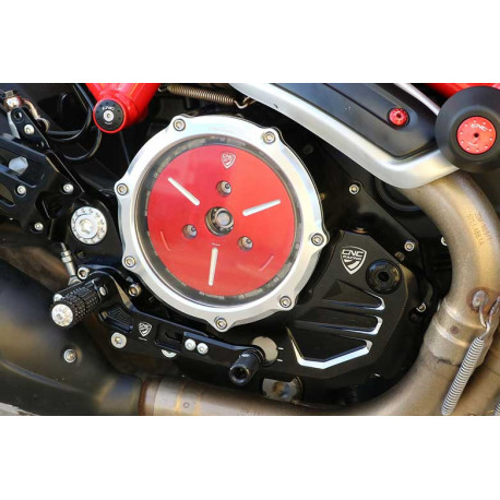 Anneau compensateur carter d'embrayage transparent à bain d'huile Ducati