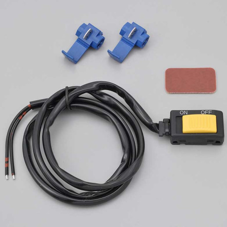 BOUTON ON/OFF DAYTONA JAUNE