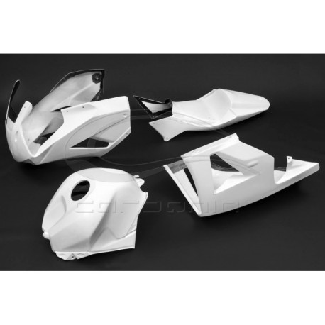 CARÉNAGE COMPLET AVIO FIBRE CARBONIN HONDA CBR 600 2013/2020 VERSION SUPERSPORT