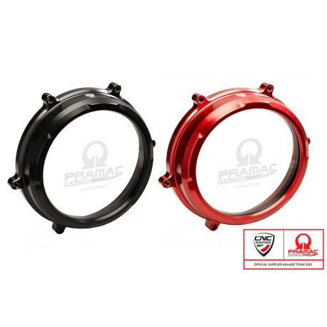 Carter d'embrayage à huile transparent Ducati Panigale Pramac Racing Lim. Ed.