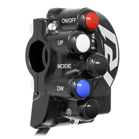 COMMODO DE GUIDON JETPRIME AVEC COMMANDE D'ACCÉLÉRATEUR POUR YAMAHA R1 2020