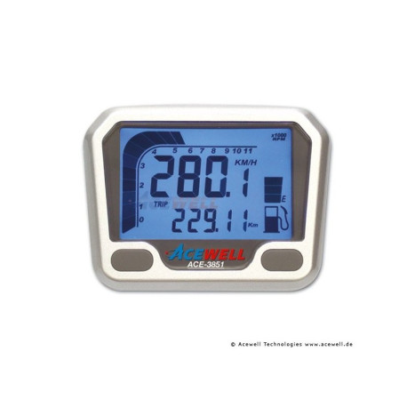 COMPTEUR DIGITAL ACEWELL MODELE 3851 SILVER YFM660R
