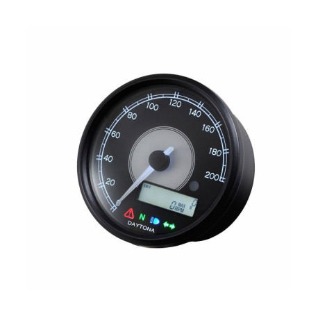 Compteur Velona 200 KMH RPM affichage LCD 80 mm