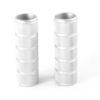 COUVRE REPOSES PIEDS CLASSIC SILVER TRIUMPH BONNEVILLE/SCRAMBLER/THRUXTON