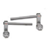 Demi guidons surélevés + 40 mm pour fourche diametre 46