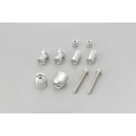 EMBOUTS DE GUIDON PINO-1 14-19MM SILVER
