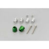 EMBOUTS DE GUIDON PINO-1 14-19MM VERT