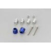 EMBOUTS DE GUIDON PINO-2 14-19MM BLEU