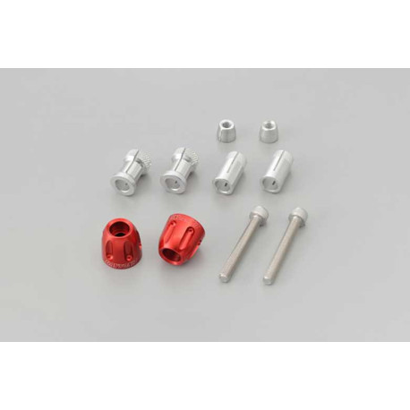 EMBOUTS DE GUIDON PINO-2 14-19MM ROUGE