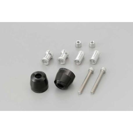 EMBOUTS DE GUIDON PINO-3 14-19MM NOIR