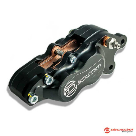 ETRIER DE FREIN AVANT AXIAL 4 PISTONS NOIR DISCACCIATI