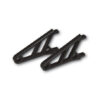 HIGHSIDER aluminium taillé masse Alu supports de phare