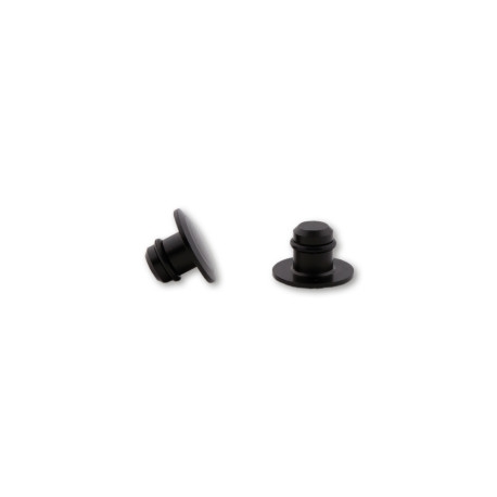 HIGHSIDER aluminium taillé masse cap for M10 rétroviseur thread noir
