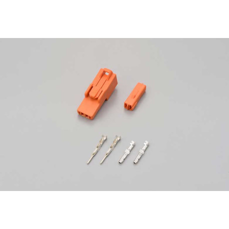 JEU DE PRISE 2 BROCHES ORANGE CLIGNOTANTS HONDA