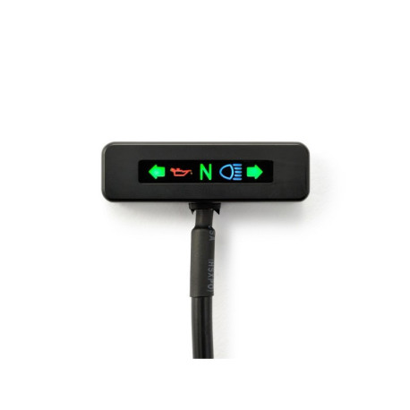 Kit boitier Beta noir 5 symboles