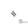 Kit de deux vis de riser supérieur M8X25 - Titane
