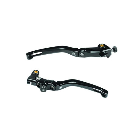 KTM 890 DUKE R KIT LEVIER FREIN ET EMBRAYAGE REPLIABLE ALU TAILLE MASSE BONAMICI