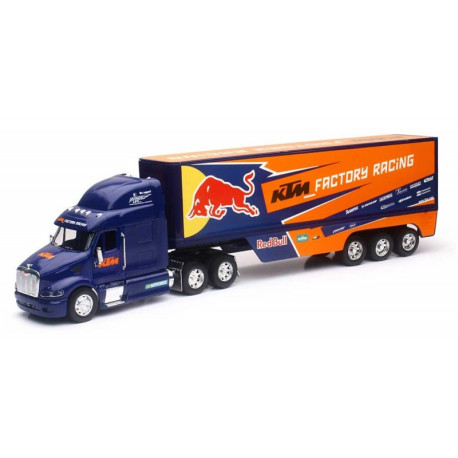 Miniature camion Peterbilt team KTM Red Bull 1/32