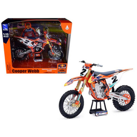 MINIATURE KTM SX F 450 N°2 C.WEBB ÉCHELLE 1/10ÈME