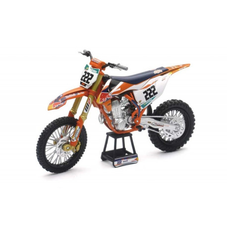 MINIATURE MOTO KTM 450 SXF CAIROLI 1/10