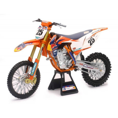 MINIATURE MOTO KTM 450 SXF MUSQUIN 1/6