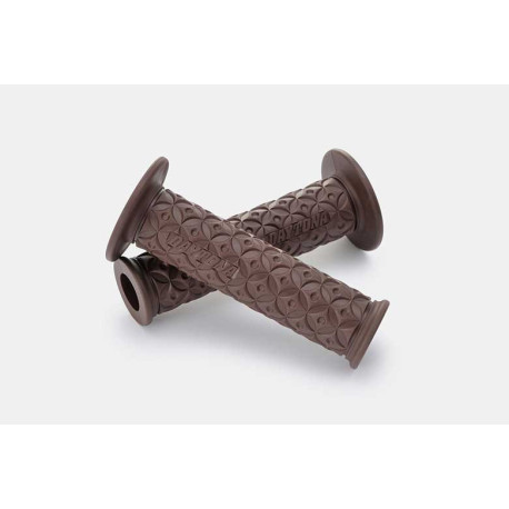 PAIRE DE POIGNEE GRIPPY GRIP NINJA MARRON 22MM