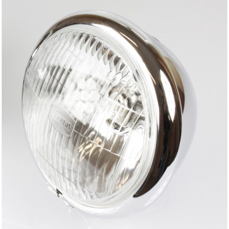 PHARE TYPE BATES 5-3-4  (14.6 CM DE DIAMETRE) - CHROME