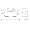 Plaquette De Frein avant (ou arrière suivant modèle) Accossato AGPA183 (dimensio