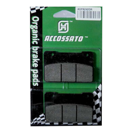 Plaquette De Frein avant (ou arrière suivant modèle) Accossato AGPA242 (dimensio