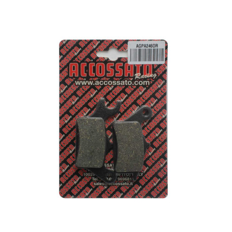 Plaquette De Frein avant (ou arrière suivant modèle) Accossato AGPA246 (dimensio