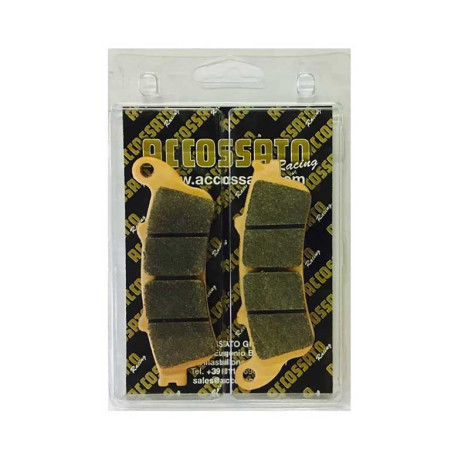 Plaquette De Frein avant (ou arrière suivant modèle) Accossato AGPA25 (dimension