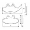 Plaquette De Frein avant (ou arrière suivant modèle) Accossato AGPA48 (dimension