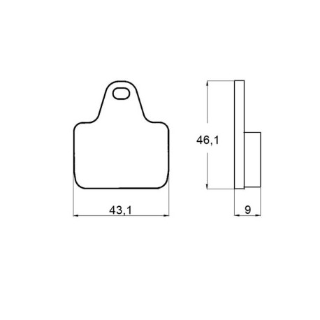 PLAQUETTES DE FREIN ZXC X4/BLISTER