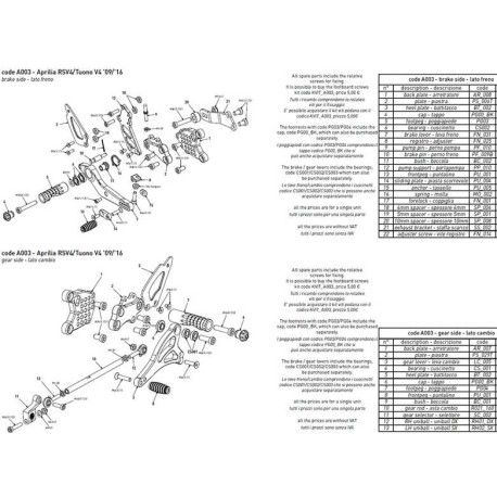 RELAGE DE GARDE DEPORTE BONAMICI RACING PIECE DETACHEE