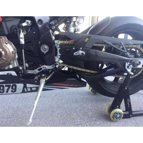 SABOT CARBONE CARBONIN BMW S1000RR BÉQUILLE LATÉRALE CONSERVÉE