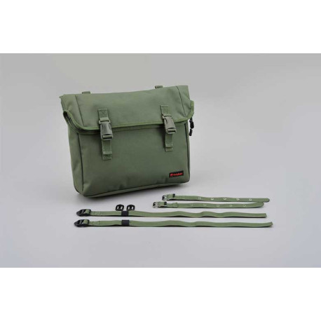 SACOCHE LATERALE MOTO VINTAGE KAKI ETANCHE DAYTONA 8L