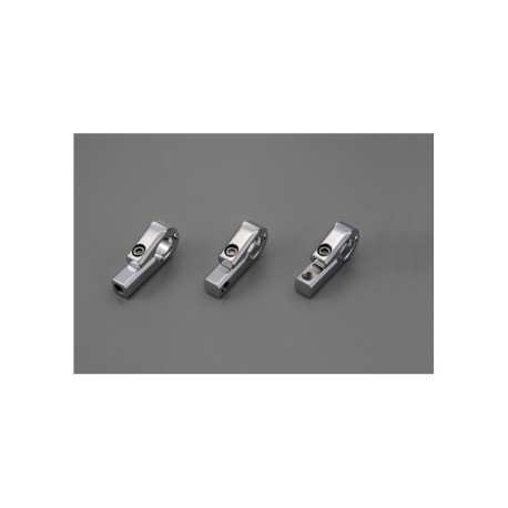 Support chrome pour compteurs et retroviseurs. diamètre de guidon 22mm. Filetage