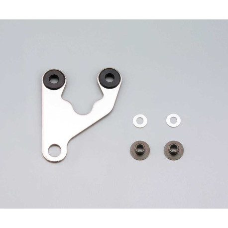 SUPPORT INOX VELONA 60MM DECALÉ A DROIT OU A GAUCHE PLAT 0°