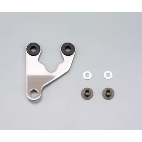 SUPPORT INOX VELONA 60MM DECALE A DROITE INCLINÉ 10°