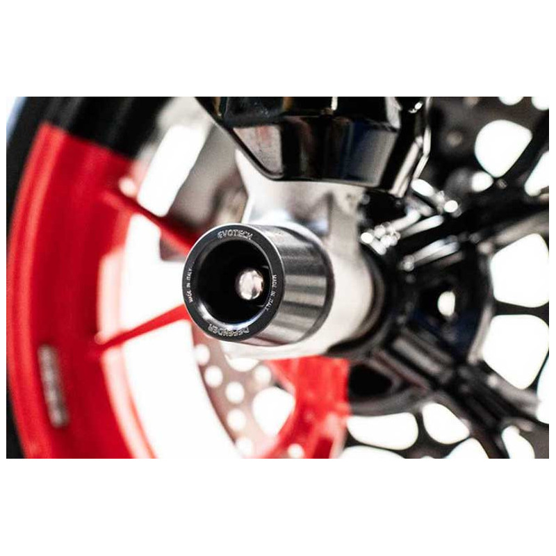 TRIUMPH TIGER SPORT 660 ROULETTES DE PROTECTION ROUE ARRIERE EVOTECH