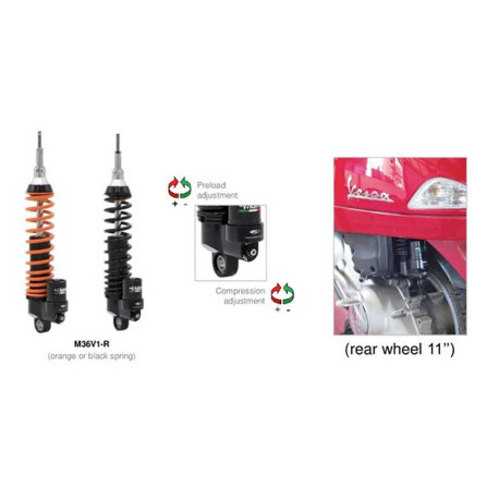 AMORTISSEUR ARR MATRIS M36V1 VESPA SPRINT 125 & 151