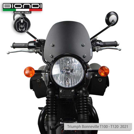 BULLE SPORT NOIR SATINE BONNEVILLE BIONDI