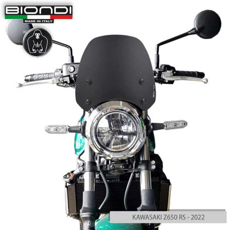 BULLE SPORT NOIR SATINE Z650RS BIONDI