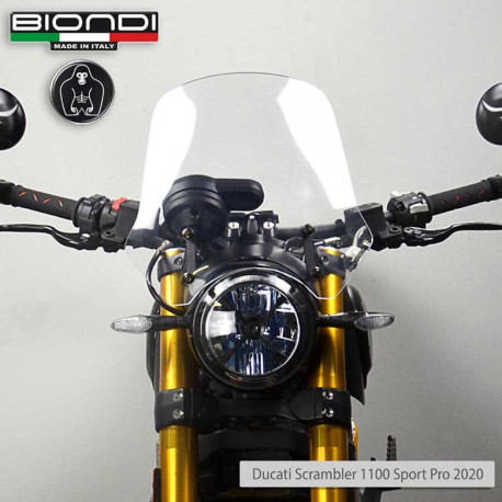 BULLE TOURING TRANSPARENT SCRAMBLER BIONDI