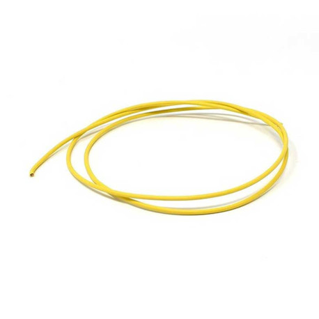 CÂBLE UNIPOLE 1 MM TEMPÉRATURE 105°C JAUNE LONGUEUR 1000MM
