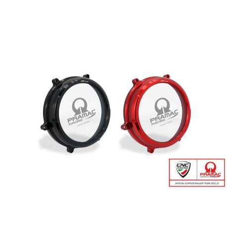 CARTER EMBRAYAGE TRANSPARENT CNC RACING PRAMAC