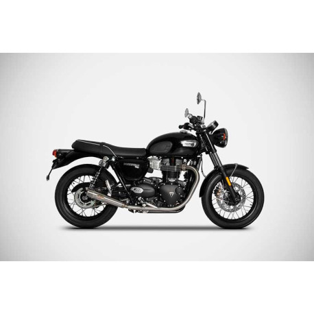 DOUBLE SILENCIEUX ZARD INOX TRIUMPH BONNEVILLE T120