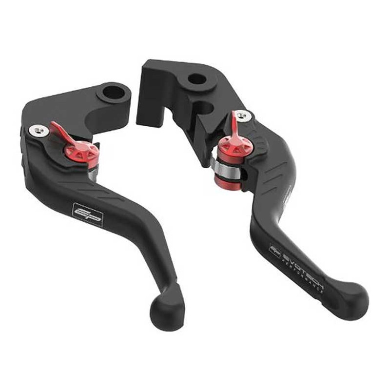 Evotech kit leviers de frein et embrayage courts fixes - Kawasaki Ninja ZX-4R SE