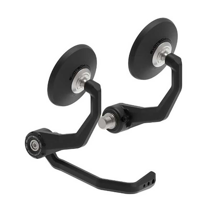 Evotech paire rétroviseurs embouts de guidon et protection levier de frein - Mot