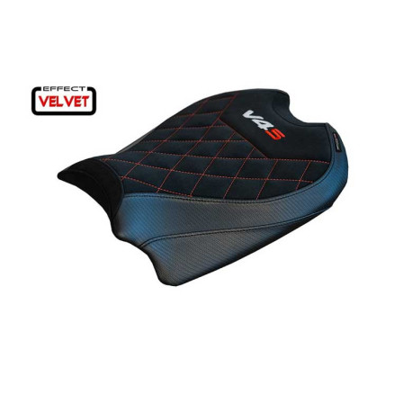 HOUSSE DE SELLE COMPATIBLE DUCATI PANIGALE V4 (18-22) MODÈLE HARBIN VELVET STAND